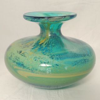 Early Mdina Studio Art Glass Vase Michael Harris Era