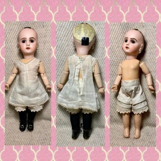 Antique FRENCH JUMEAU BEBE DOLL PETITE SIZE 3 13 