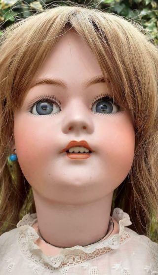 Large Antique Simon Halbig 1078 Fine Bisque Head Character Child Doll 30 