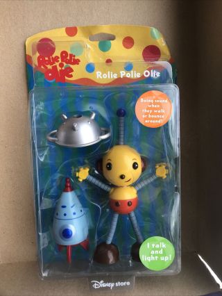 Disney Store Rolie Polie Olie Light Up Toy Packaging