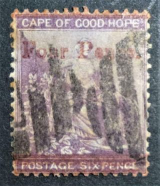 Sg27a Cape Of Good Hope 4d On 6d Deep Lilac 