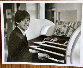 The Beatles Paul McCartney HELP Movie United Artists Press Kit Promo 8x10 1965 2