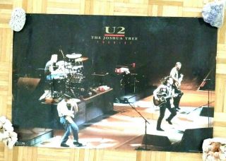 U2 Vintage Concert Poster 1987 Joshua Tree Tour Wonderland