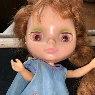 Vintage KENNER 1972 BLYTHE DOLL RED HAIR EYES/KNEES WORK For Conditions 4