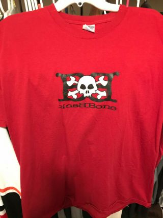 Avril Lavigne Official Back Bone Fan Club T Shirt Short Sleeve Large Red Xl