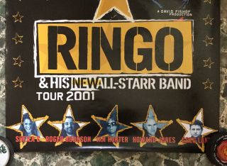Ringo’s Starr Concert Poster The Beatles Ian Hunter Glam ELP Supertramp 2