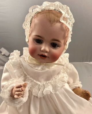 12 " Antique German Bisque Head Kestner Doll Adorable 18057
