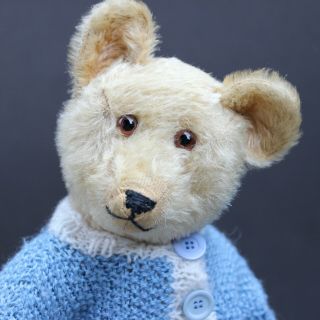 " Jopi " Rare Very Old Jopi Pittermann Teddy Bear 20s W Doll Dress Character Bear