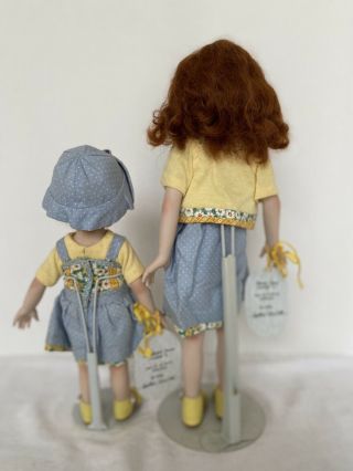 NIADA Artist Dolls,  Originals By Heather Maciak,  1996,  Adorable Redhead Sisters 3