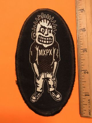 Vintage Mxpx 1999 Patch Pop Punk Rock & Roll C&d Visionary Embroidered Blink 182