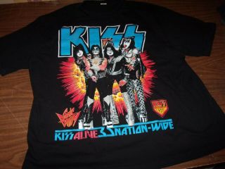 Kiss Alive 35 Sonic Boom World Tour Concert T - Shirt Size Xxl Gene Paul Peter Ace