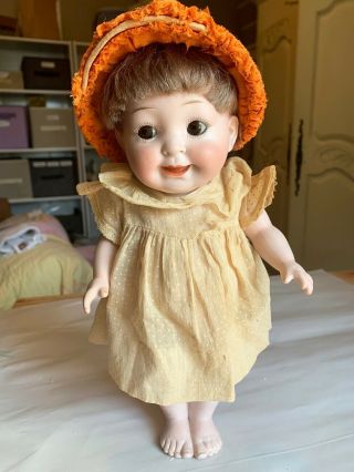 Antique 1900 11 " Bisque Hertel Schwab Fairy Googly Doll 222 28 Rare Doll