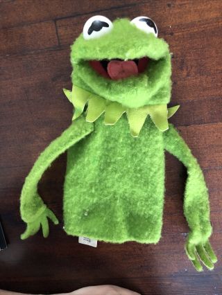Vintage 1978 Fisher Price 860 Jim Henson Muppets Kermit The Frog Hand Puppet