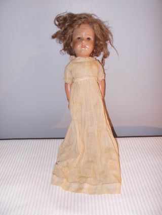 Antique 1911 Schoenhut Girl Doll - 15 Inch -
