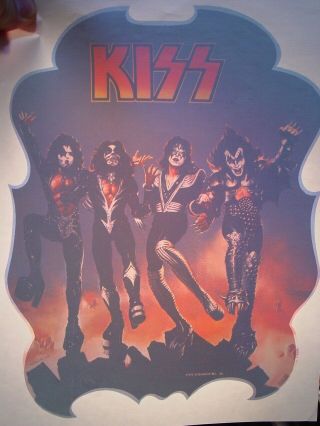 Kiss Vintage 1976 76 Destroyer 2 Iron On Transfer Ace Peter Gene Paul,  K - 1