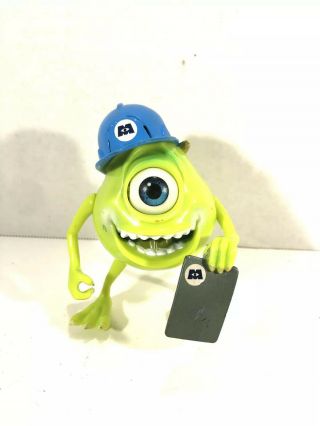 Disney Pixar Monsters Inc 5” Talking Mike Wazowski With Changing Eye Push Button