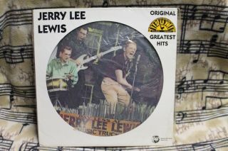 Jerry Lee Lewis 1986 Sun Greatest Hits Picture Disc Record