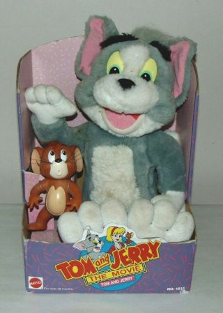 Vintage 1993 Tom And Jerry The Movie Boxed Mattel Plush