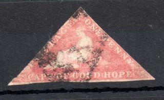 Cape Of Good Hope 1853 - 64 1d Triangle Ws19279