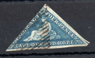 Cape Of Good Hope 1853 - 64 4d Triangle Fine Ws19282