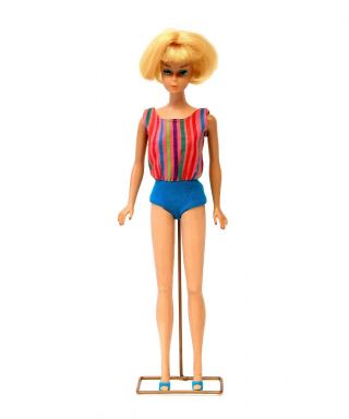 Vintage Mattel Barbie 1070 Ash Blond American Girl with Bendable Legs w/ Box 5