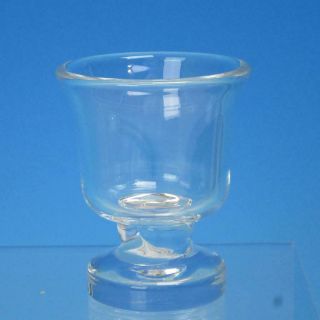 Signed Steuben Crystal 3¼ Inch Art Glass Toothpick Holder