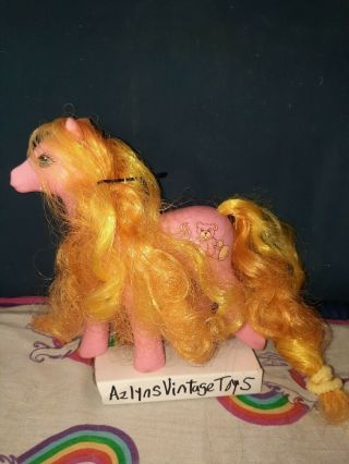 Vintage My Little Pony Fairy Tale Ponies Goldilocks Mail Order G1 1988