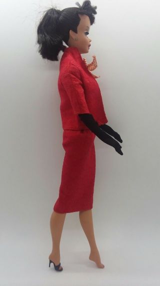 Vintage Barbie 1960 0850 4 Brunette Ponytail