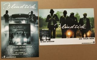 Blindside Rare 2005 Double Sided Tour Promo Poster 4 Great Cd Never Displayed
