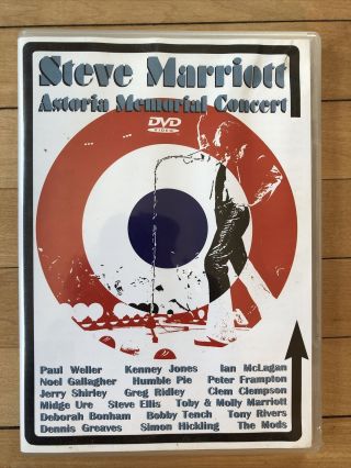 Steve Marriott (small Faces) 2001 Astoria Memorial Concert Dvd Weller,  Frampton