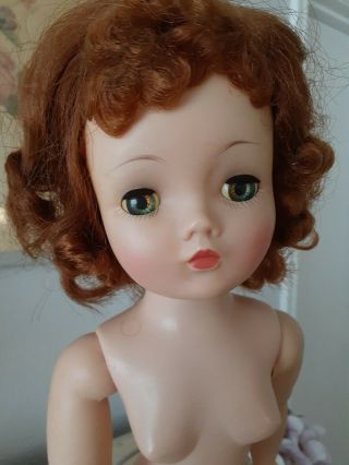 Vintage Madame Alexander Cissy 20 " Doll,  1950s,  Red Hair,  Arm Flaw