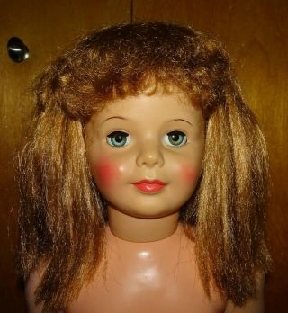 Vintage 35 " Ideal Patti Playpal Doll G - 35 In