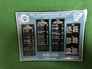 Vintage Unc Championship Story 1966 - 67 1967 - 68 1968 - 69 Ash Tray