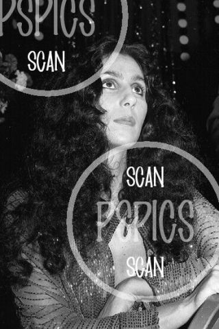 Cher Rare 1977 B&w Negatives