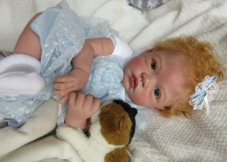 Rare Reborn Baby Girl Doll - Claire By Romie Strydom