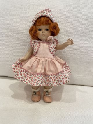 Vintage 7 " Early Vogue Ginny Doll,  Red Head,  Dressed Clothing Shoes