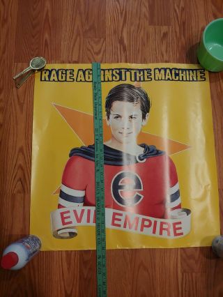 Rage Against The Machine Rare 1993 Double Sided Promo Poster Flat 4 Evil Cd
