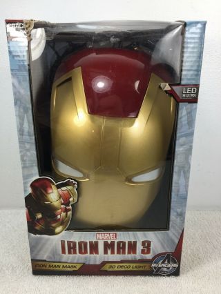 Avengers Assemble Marvel Iron Man 3 3d Deco Light