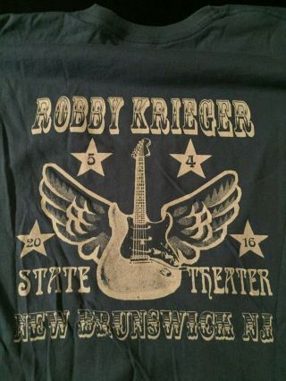 Robby Krieger (the Doors) Shirt,  Brunswick,  Nj 2016,  Xl