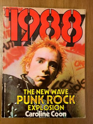A4 Paperback - 1988 Wave Punk Rock Explosion - Caroline Coon (omnibus,  1982)