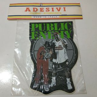 Vintage Public Enemy 1991 Sticker Rap Hip Hop