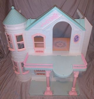 Vintage 1990s Mattel Barbie Victorian Dream House Dollhouse Foldable