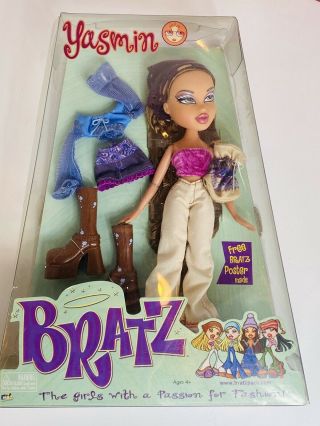 Rare Mga Bratz Yasmin First Edition Nib Fashion Doll (2001)