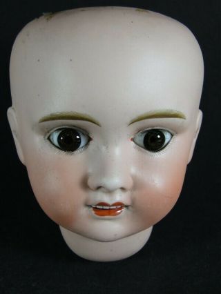 Antique Bisque Doll Head France Petite Francaise Jv Jules Verlingue 11