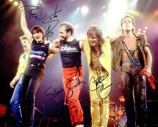 Reprint - Journey Band Steve Perry - Neal Schon Signed 11 X 14 Photo Poster Rp