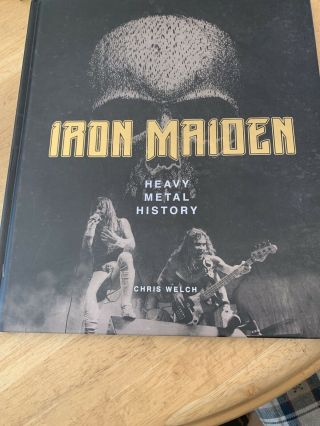 Iron Maiden - Heavy Metal History Hardcovered Book -