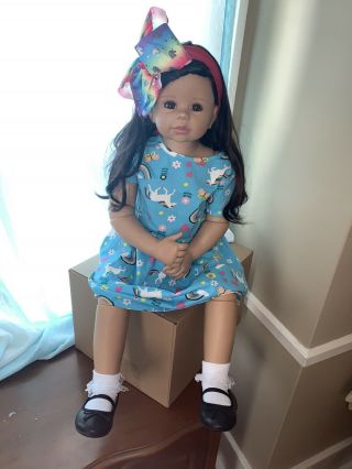 Masterpiece Doll Monika Levenig Life Size Life Like Articulated Girl Vinyl Doll