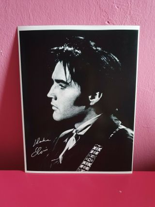 Elvis Presley In Person 10 X 8 Bonus Photo
