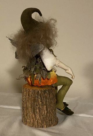 Forest fairy by NIADA Artist AKIRA BLOUNT,  1995 Needle Sculpture,  OOAK,  Unique 5