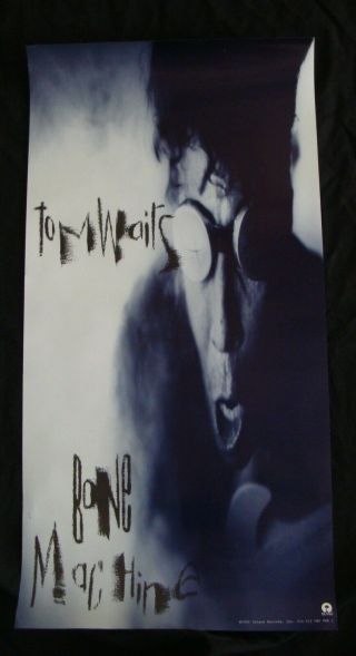 Tom Waits Album Poster Bone Machine 2000 Record Store Promo